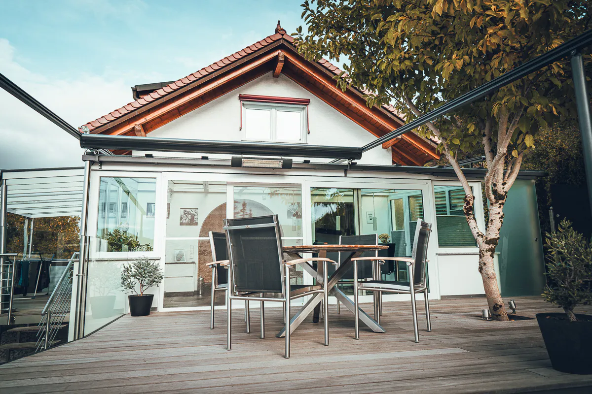 Holzterrasse
