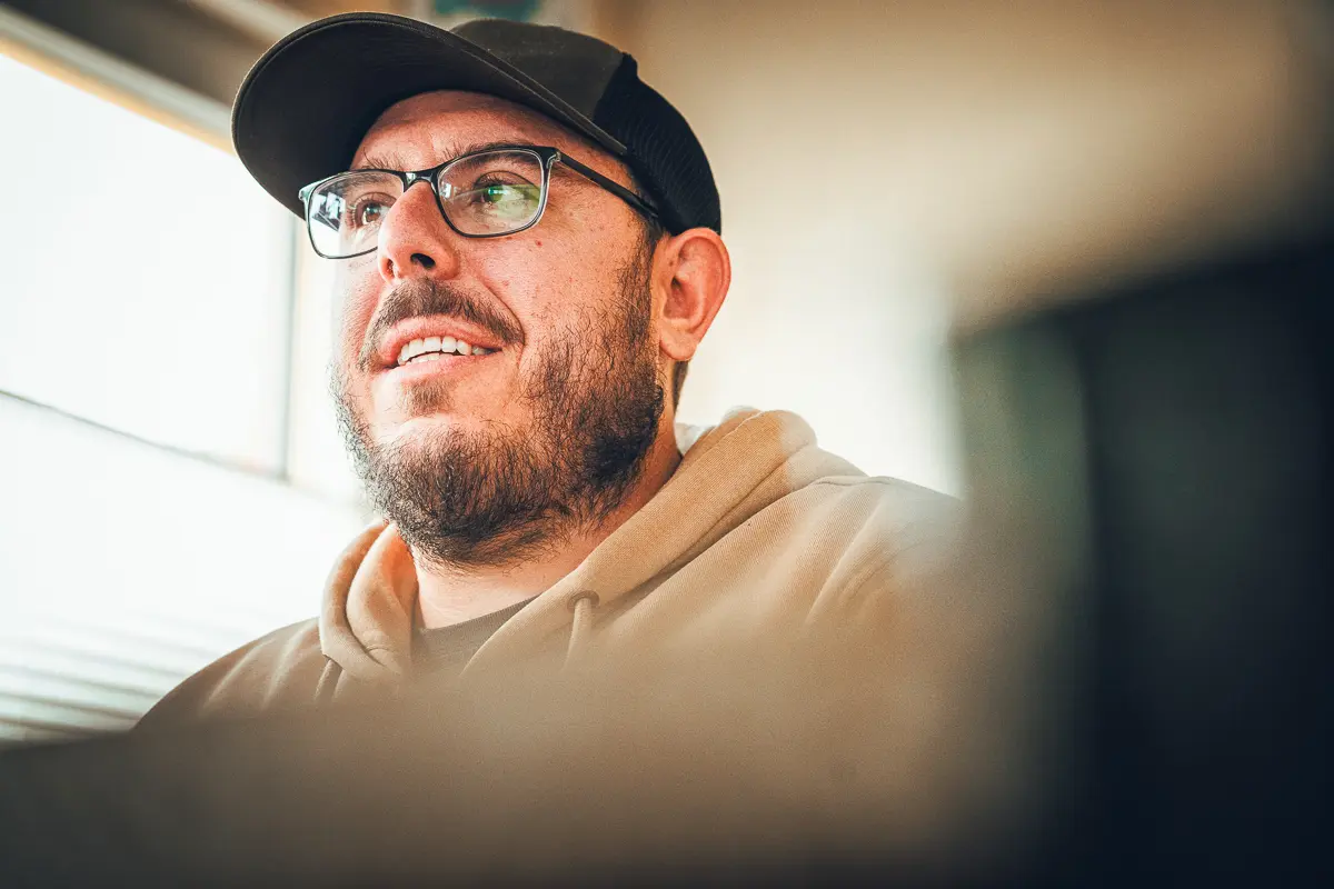 Inhaber Steffen Lauffer führt seit 2010 die Lauffer Holzbau-Zimmerei.